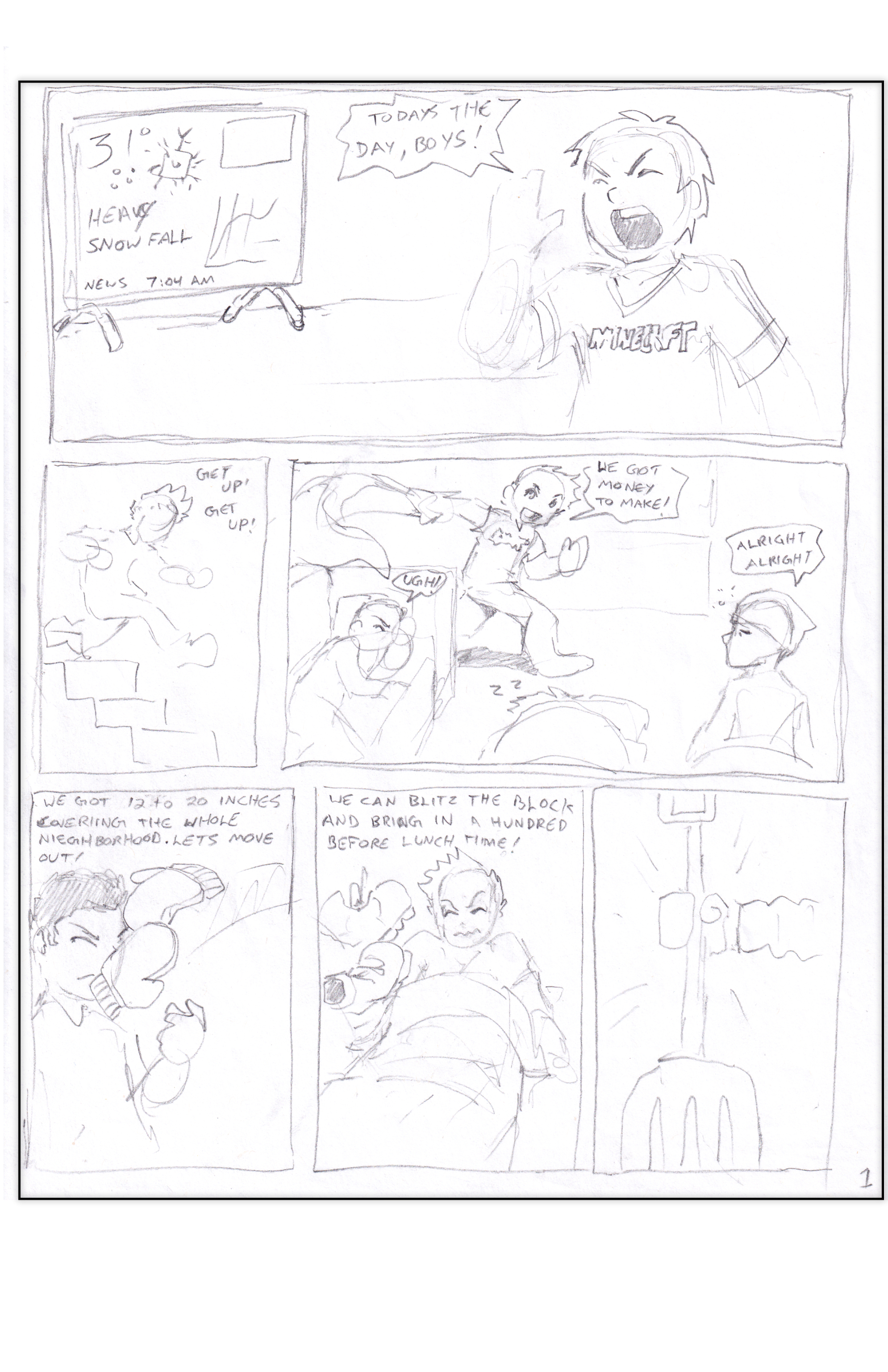 Sons of Winter Comic Page 1