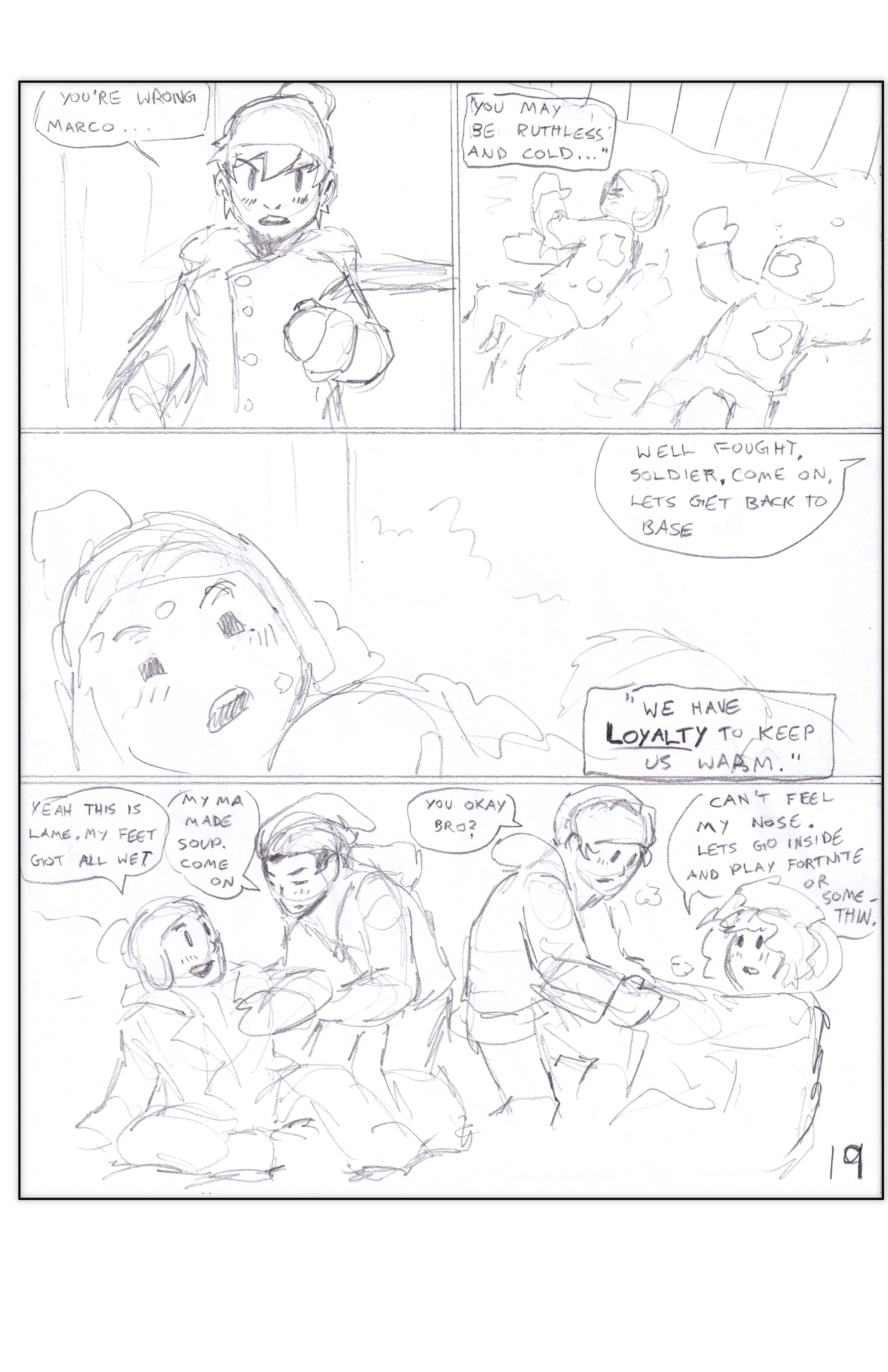 Sons of Winter Comic Page 19