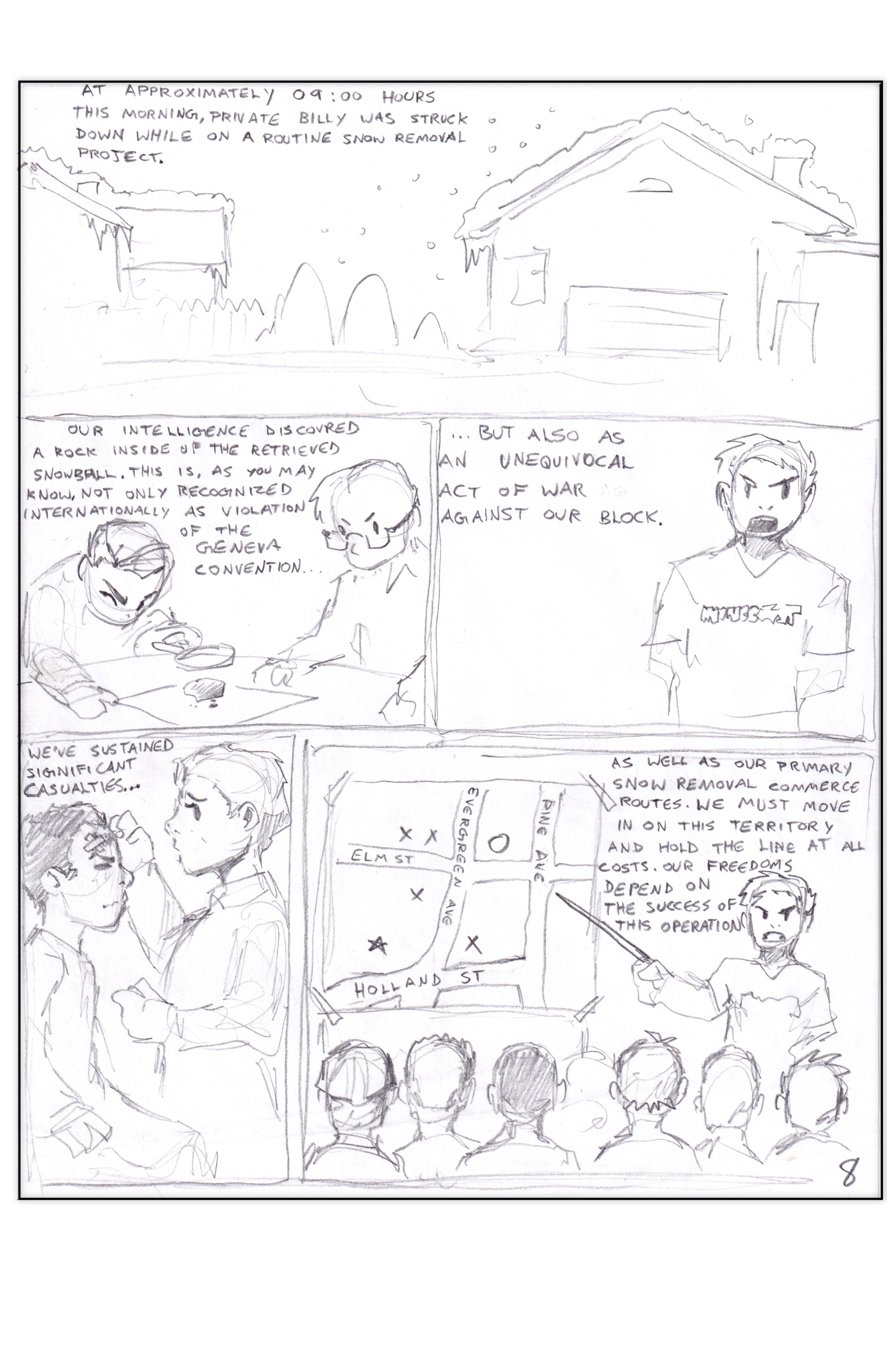Sons of Winter Comic Page 8
