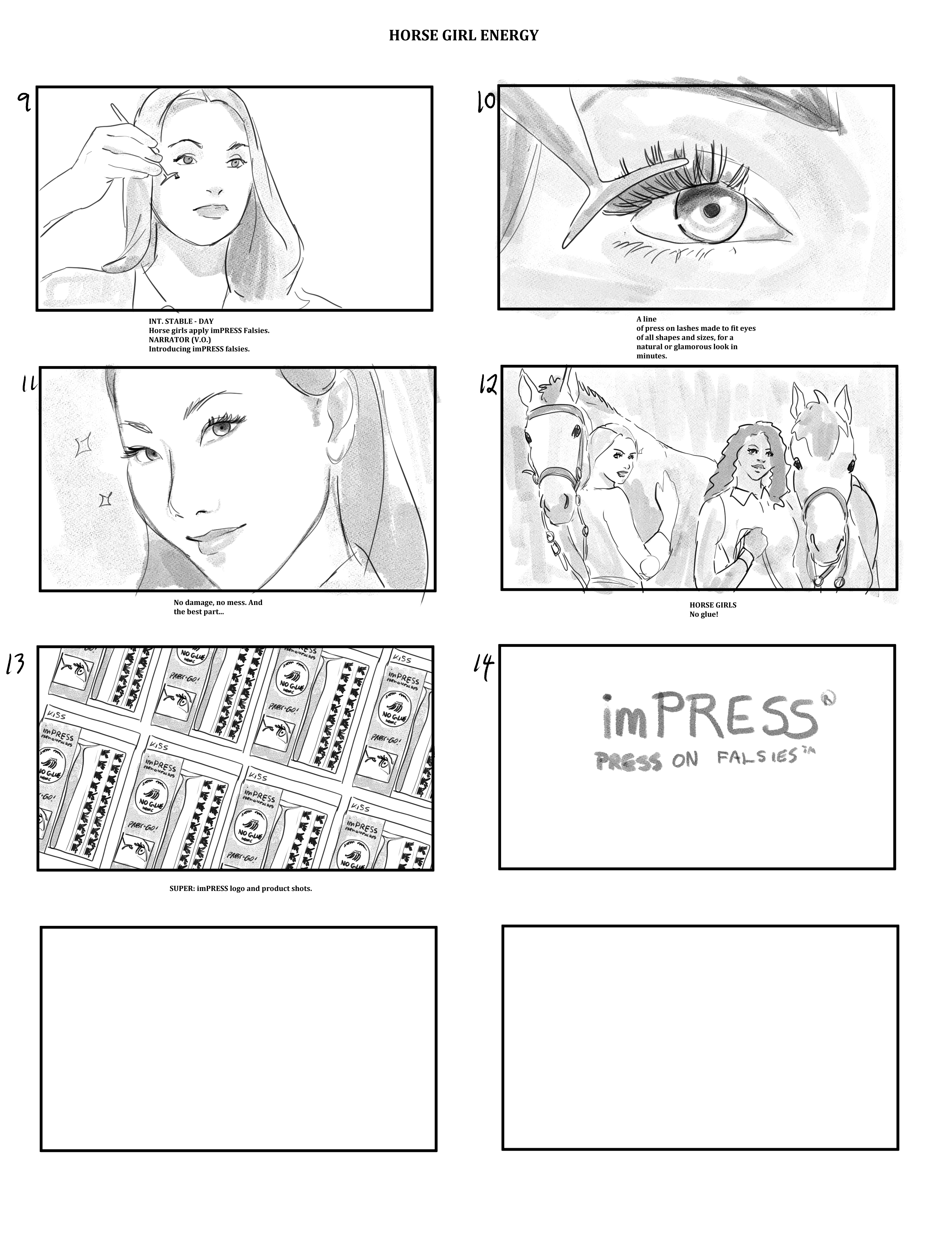 imPRESS Storyboards – Horse Girl Energy 2