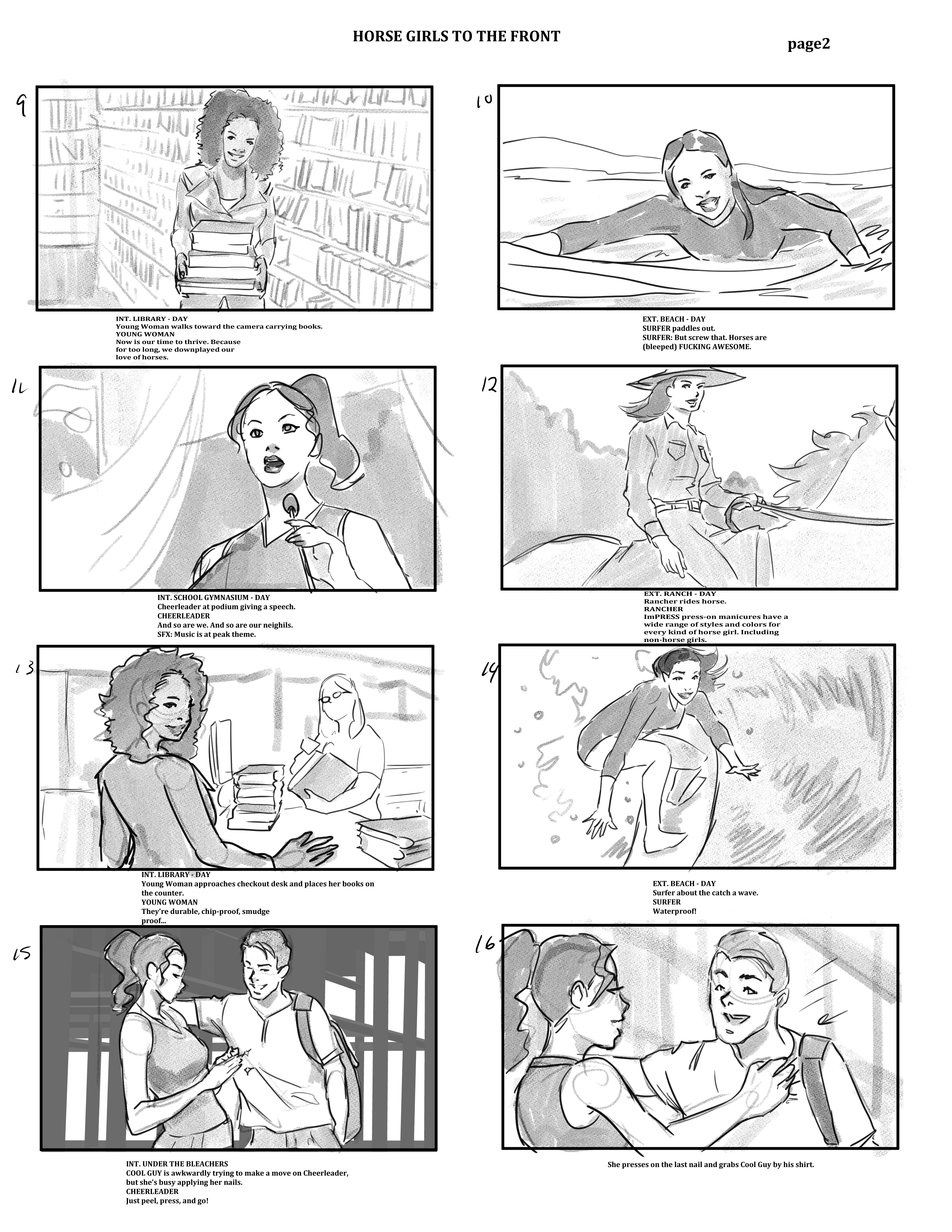 imPRESS Storyboards – Horse Girls to the Front 2