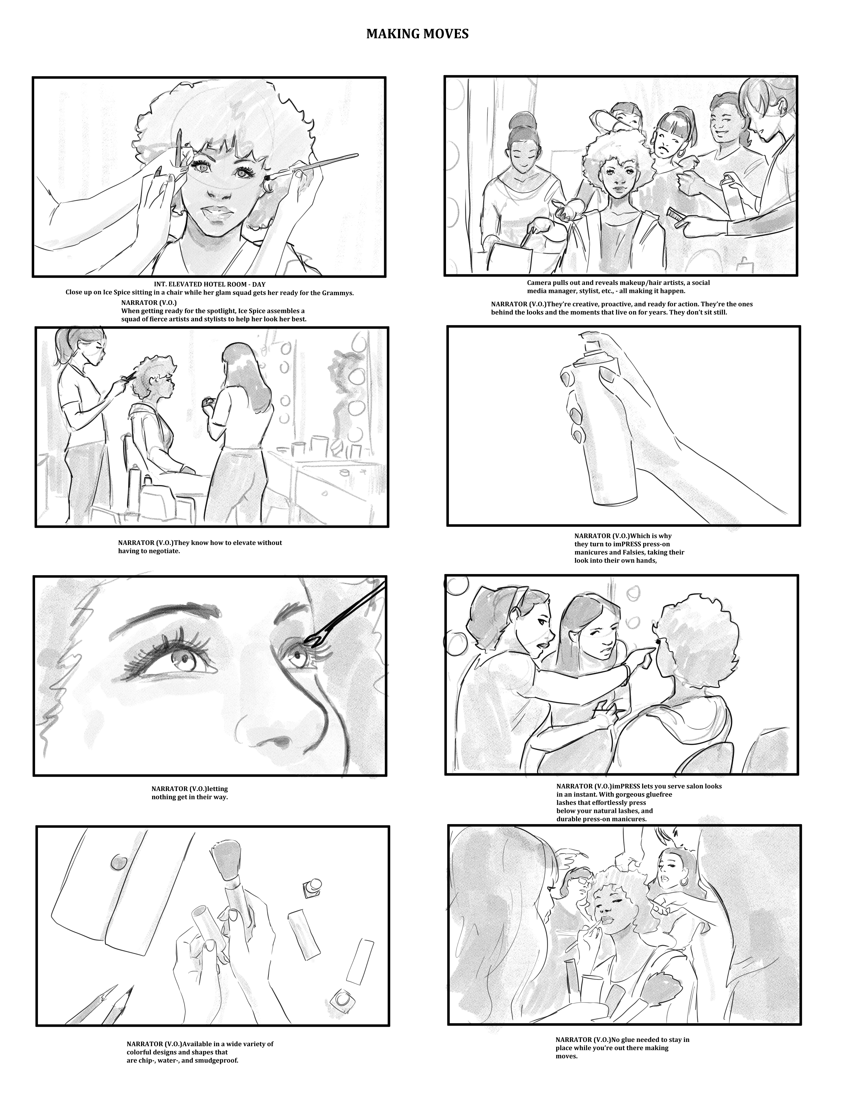 imPRESS Storyboards – Making Moves