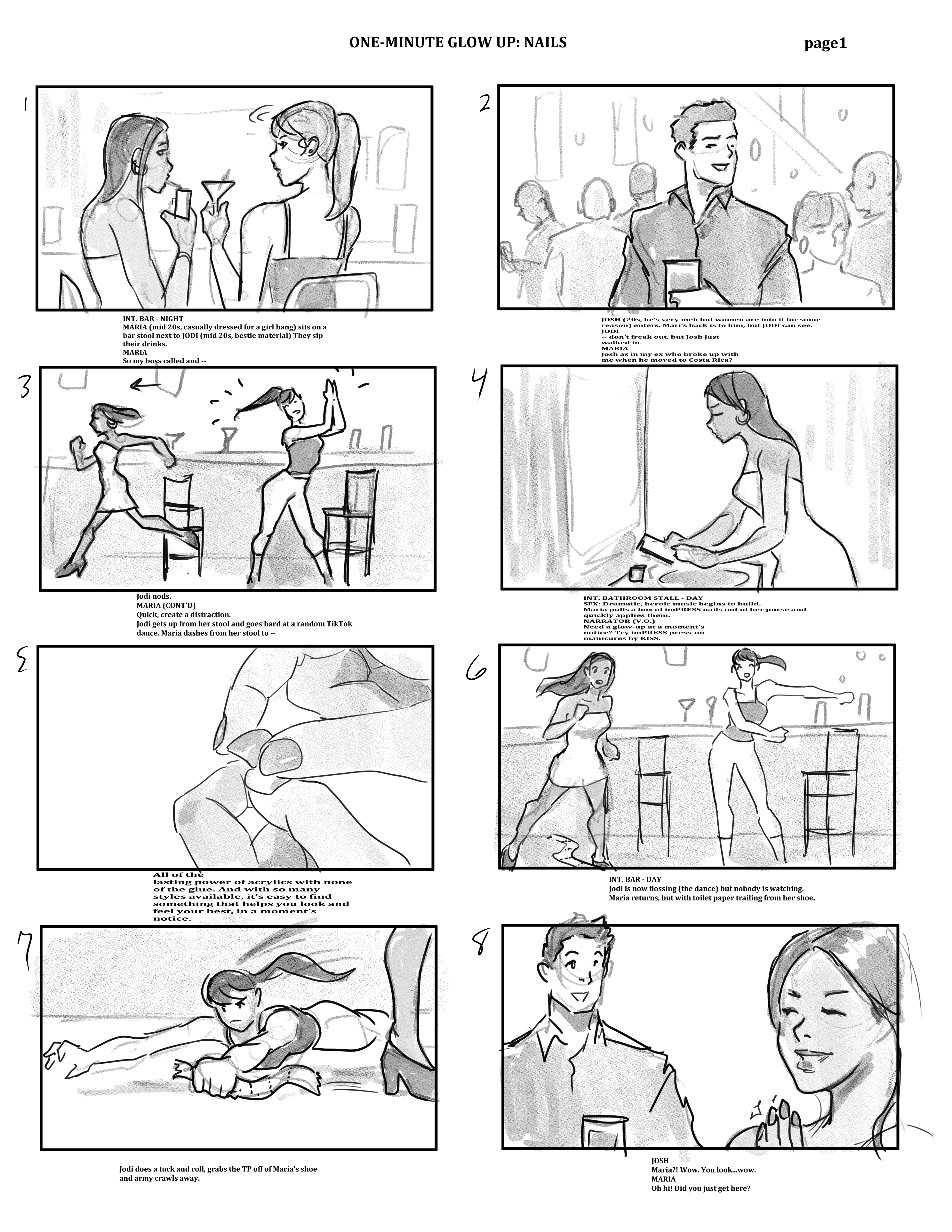 imPRESS Storyboards – One Minute Glow Up Nails 1