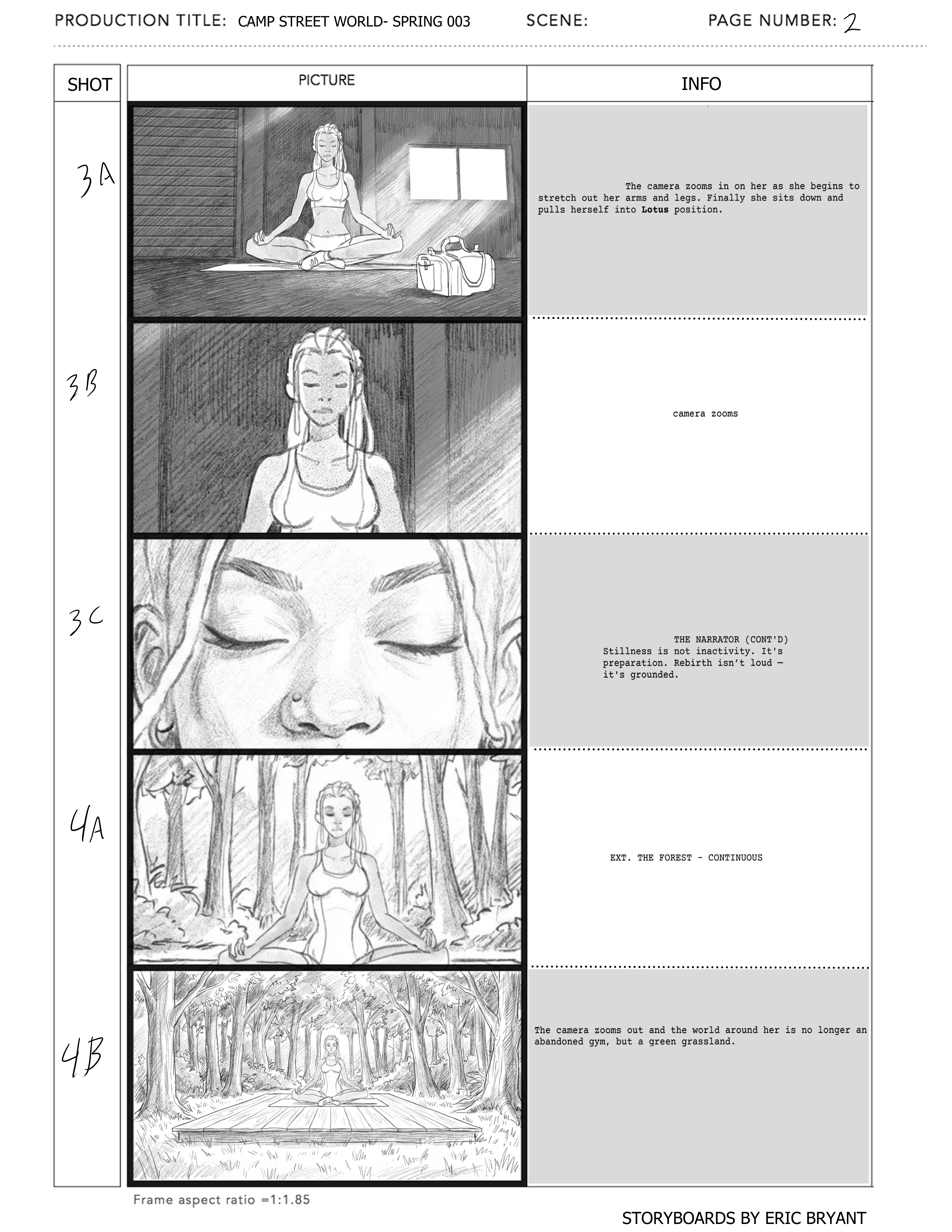 Camp Street World Spring Storyboards Page 2