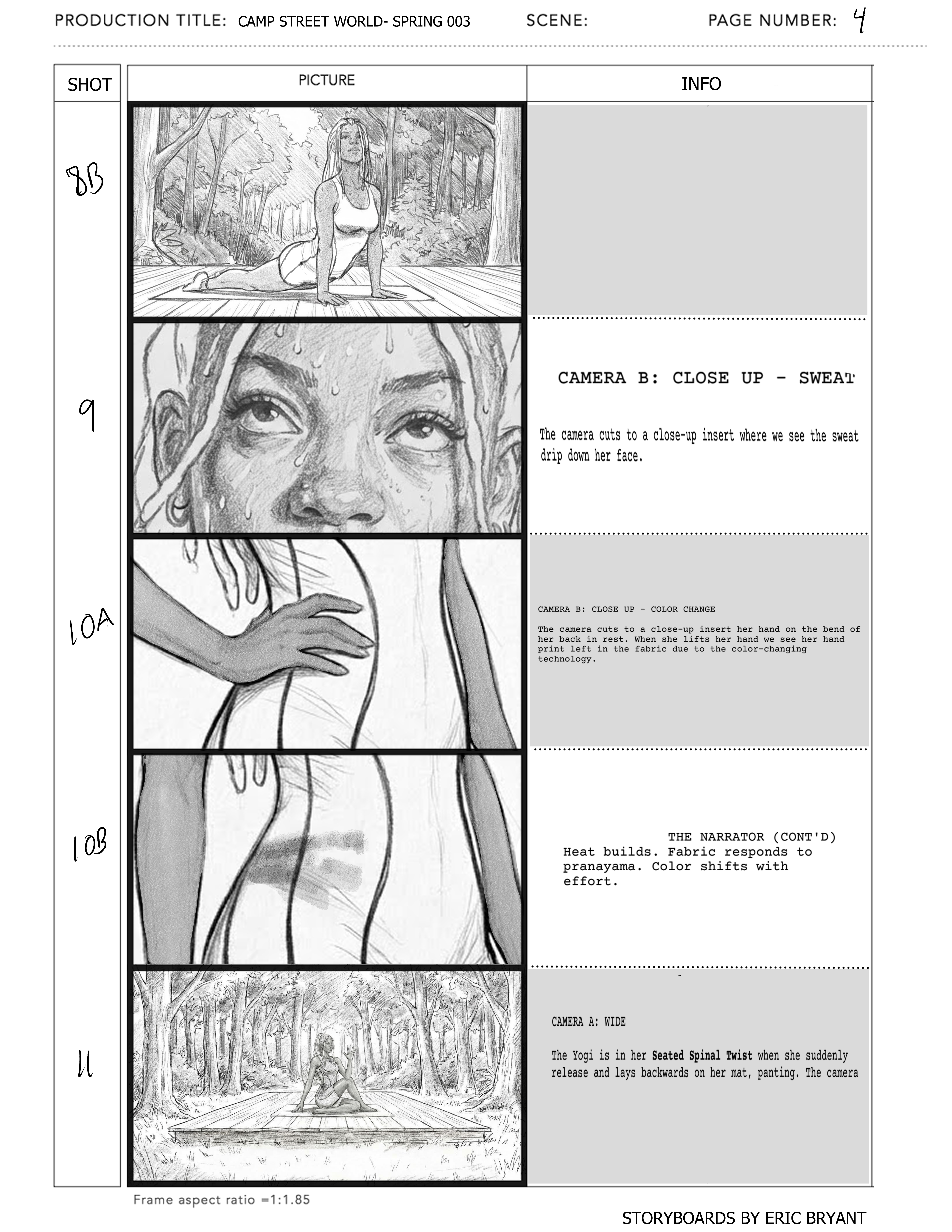 Camp Street World Spring Storyboards Page 4