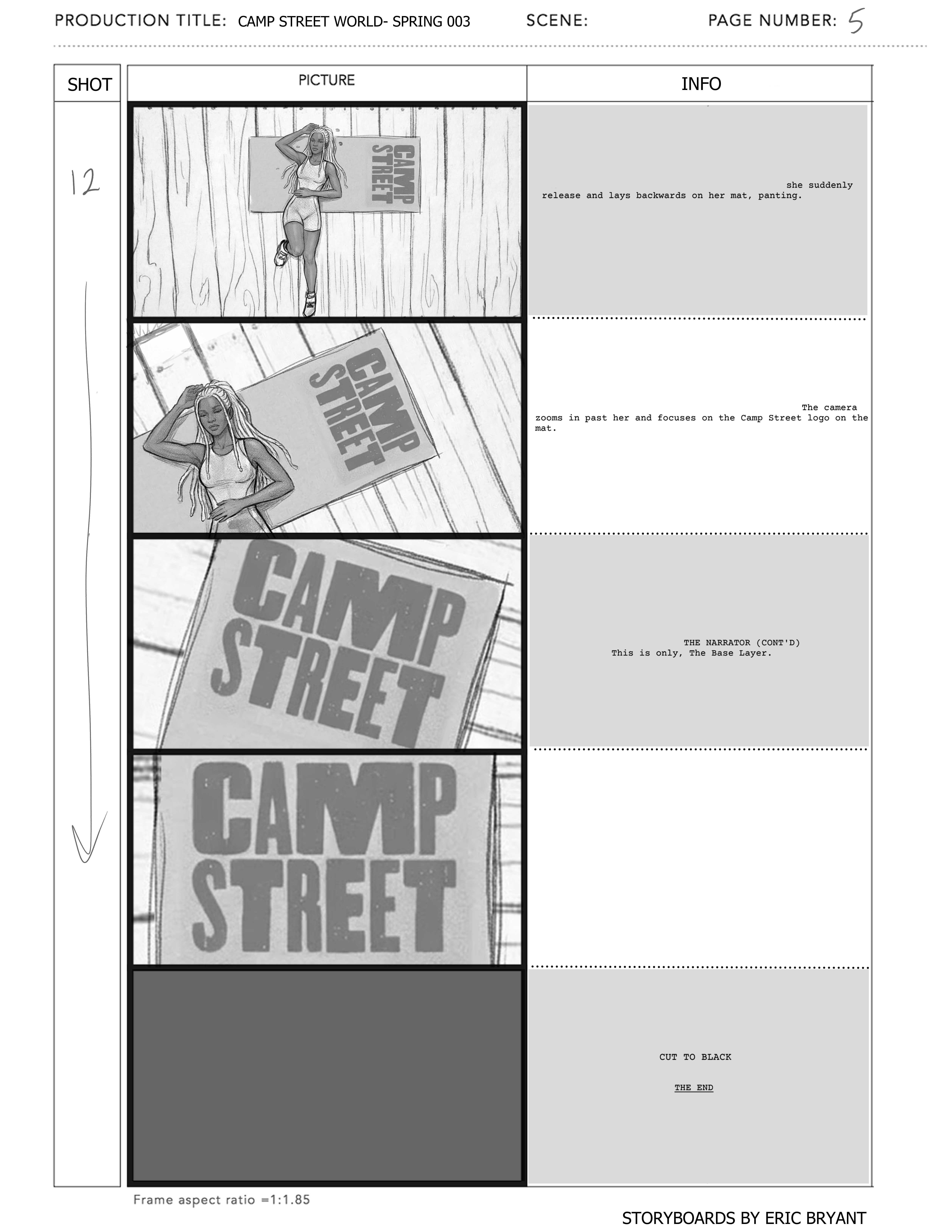 Camp Street World Spring Storyboards Page 5